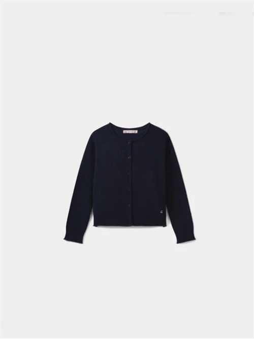 Cardigan in cashmere Blu navy