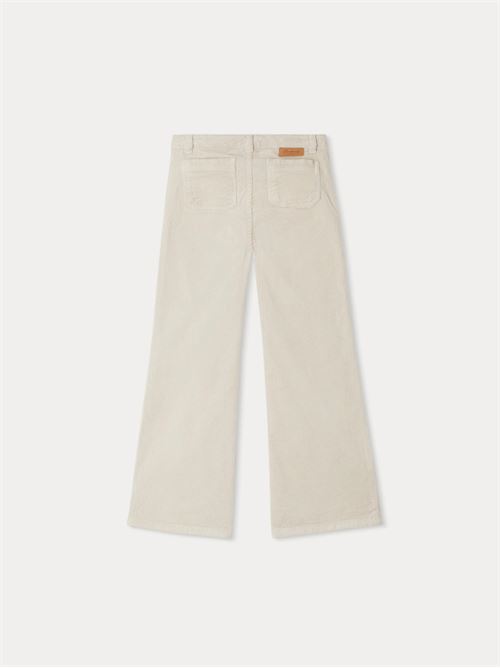 Pantaloni Junon in velluto a coste bianco BONPOINT | W04GPAW00009006