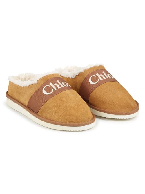 Slippers con logo CHLOE | C20285239