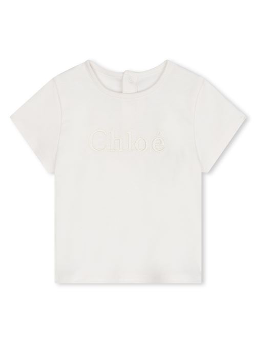 T-shirt con logo CHLOE | C20305117