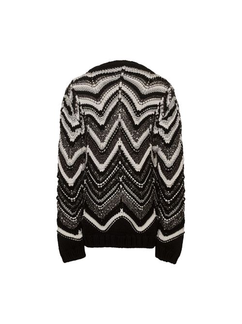 Cardigan multicolor black&white MISSONI | MV9A00-W0183930BC