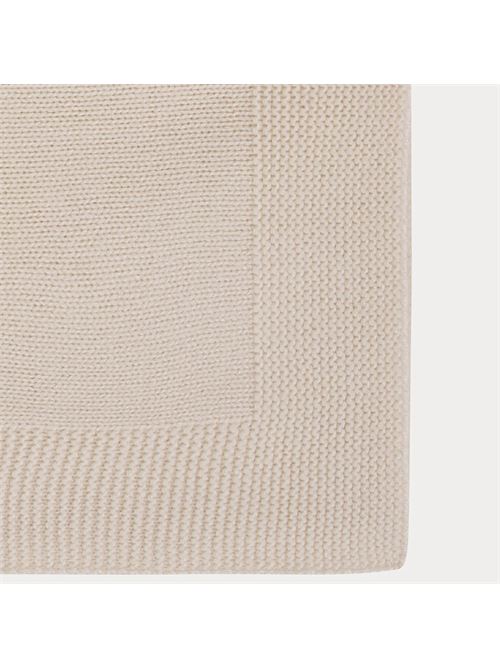 Coperta in cashmere per neonati bianco latteQuesta copertina per neonati in tinta unita è uno dei pezzi iconici del marchio. Realizzata in cashmere, mantiene i più piccoli al caldo.Realizzato in 100% cashmereFormato quadratoBordi e dettagli a maglia legaccio90 x 90 CMComposizione: 100% Cashmere BONPOINT | PEBDA2360CO002