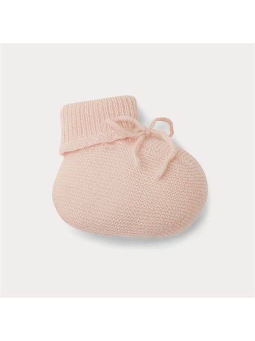 Scarpine per neonati in cashmere rosa pallidoQuesti adorabili scarponcini in cashmere per neonati tengono i piedini caldi e comodi. Questi iconici pezzi della casa sono molto eleganti con il loro fiocco sulla parte superiore.Realizzato in 100% cashmereMaglia legaccio sempliceBordo lavorato a maglia a costeComposizione: 100% Cashmere BONPOINT | PEBDA2837CH021