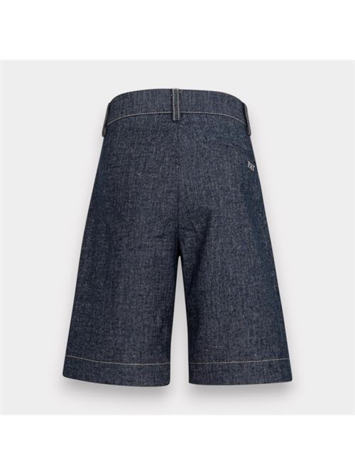 Bermuda in Lino e Cotone Stretch FAY | 6Q59-I0275621
